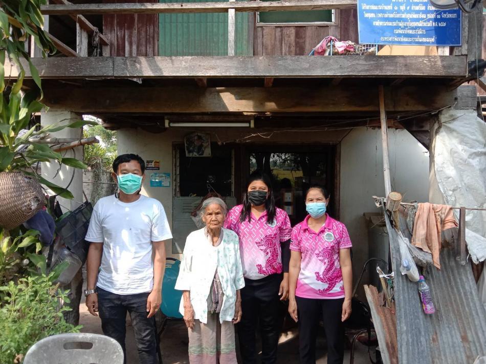 ลงพื้นที่เยี่ยมบ้านผู้ประสบปัญหาทางสังคม ผู้ด้อยโอกาส หมู่ที่ 7,9  จำนวน 5 ราย (12 ภาพ)