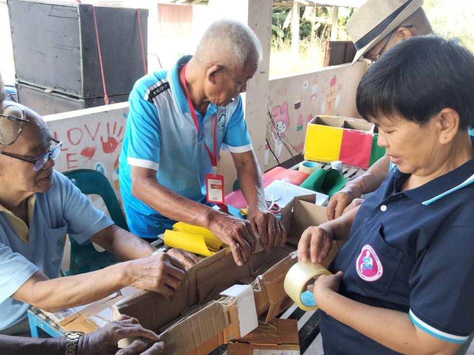 กิจกรรมส่งเสริมสุขภาวะด้านอารมณ์ สังคมและสติปัญญา เพื่อให้ผู้สูงอายุมีสุขภาวะที่ดี และลดภาวะซึมเศร้า