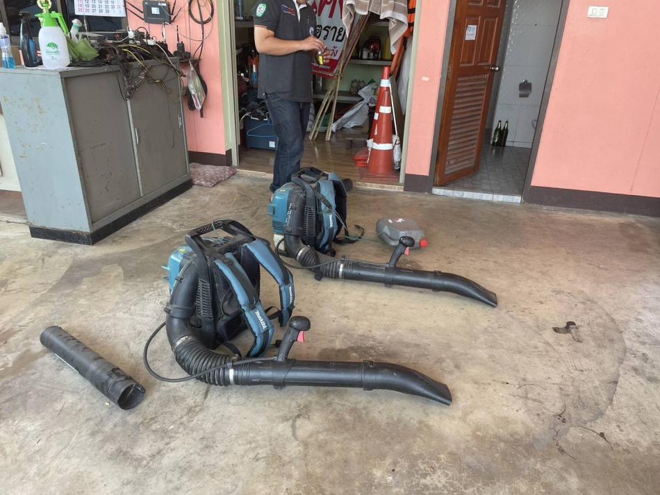  มอบหมายให้งานป้องกันและบรรเทาสาธารณภัย พร้อมนำอุปกรณ์ สนับสนุนเจ้าหน้าที่ป่าไม้ ดับไฟบริเวณ ประจำหน่วยพิทักษ์อุทยานแห่งชาติ ที่ ดล.2 (ท่าน้ำ)