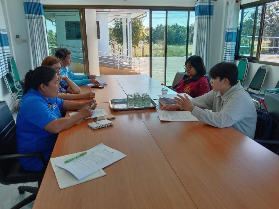 ข้าร่วมการประชุมรับฟังคำชี้แจงการจัดเก็บแบบสอบถามความคิดเห็น 